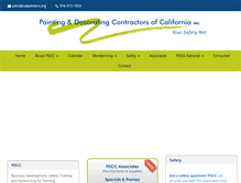 Tablet Screenshot of calpainters.org